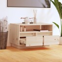 vidaXL TV-benk 60x35x37 cm heltre furu
