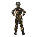 Wilbers & Wilbers Militær Barn Kostyme Large 003395-H-140