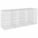 vidaXL Gabion med 3,5 mm tråd og 5x10 cm mesh 350x100x150 cm
