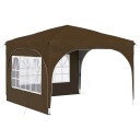 vidaXL Pop up Festtelt 290 x 290 x 245 cm Gråbrun