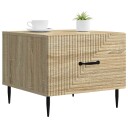  Kaffebord med skuff Sonoma eik 49 x 50 x 40 cm Konstruert tre