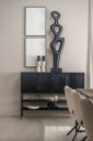 Trend Collection Dawson Skjenk Svart 145 x 35 x 107 cm