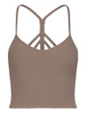 aim´n Ribbed Performance Bralette - Brown - XS