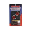 Traxxas 5186 Mounted Wheelie Bar Tires/Wheels Red 2