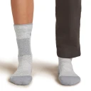 Icebreaker W Mer Hike+ Medium Crew Blizzard Hthr/alloy M