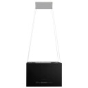 vidaXL Fritthengende kjøkkenvifte sensor LCD 55 cm pulverlakkert stål