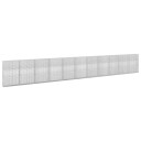 vidaXL Gabion med 3,5 mm wire og 5x2,5 cm nett 1100x30x150 cm