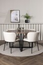 Venture Home   Spisegruppe Durango med 4 stk stoler Edina   Brun