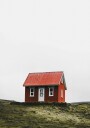 Hytte på Island Plakat Plakat / 21x30cm