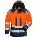 Fristads 4037 GTT Vinterjakke til damer Hi-Vis i Varseloransje og Marineblå 3XL