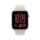 Apple Watch SE 3 44mm Smartklokke Aluminium Stjerneskinn med Sand Sport Band