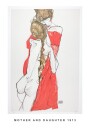 Egon Schiele Mother and Daughter Plakat Plakat / 70x100cm