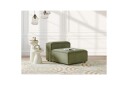 Sittsektion Beliani Ardal Beige svart Polyester Green   Grønn