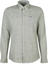 Barbour Men's Nelson Tailored Fit Shirt L , Bleached Olive