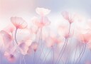 Pink Pastel Flowers Plakat Plakat / 100x150cm