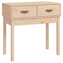 vidaXL Konsollbord 76,5x40x75 cm heltre furu