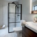 Dusjdører Sunwind Tiana Black 80 x 190 2 stk