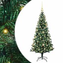  Kunstig Forhåndsopplyst Juletre grønn 120 cm PVC og metall