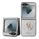 Samsung Galaxy Z Flip6 Guess 4G Big Metal Logo Hybrid-deksel Rosa