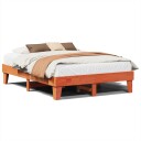  Sengeramme uten madrass brun 150x200 cm heltre furu 8721158369819