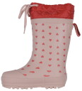 Angulus Rose Hearts/Red Gummistøvel Med Ullfor 32