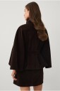 Ellos Collection   Cape med belte   Brun
