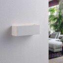 Lindby Tjada vegglampe, kantet, gips, 21,8 cm