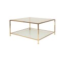 Big Square salongbord, messing