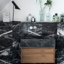 Marmor Arredo Nero Marquina Sort Polert 15x15 cm