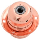  Lampeholdere 2 stk rosa gull E27
