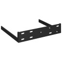 vidaXL Flytende vegghylle svart 35x35x3,8 cm MDF