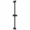 vidaXL Dusjhodeholder Svart 71 cm Rustfritt stål