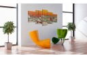 Bilde Parisian Sky In Orange Colour 100x50 Artgeist sp. z o. o.