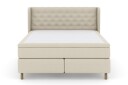 Select No 5 Komplett Sengepakke 210x210 Fast/Medium Watergel - Beige/Kobberben