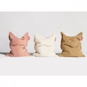 Fatboy Original Slim Teddy saccosekk Sjakk Krem