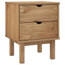 vidaXL Nattbord 46x39,5x57 cm heltre furu