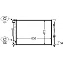 Radiator MAHLE ORIGINAL CR 1423 000S