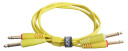 UDG Gear Lydkabel 2x Ts - 2x Ts Yellow 1,5m