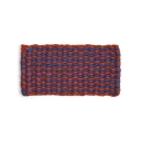 HAY Coco Stripe Wave dørmatte Brown navy
