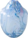 Magnor  Unik skulptur kunstglass L 17 cm blå multi