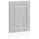  Oppvaskmaskin panel grå sonoma 45x1,5x67 cm konstruert tre 8721158419996
