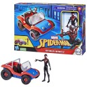 Marvel Spider-Man Miles Morales Lekesett med Spider-Mobile - Figurer for 4+ år