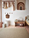 Pappelina Mono matte oker krem 180x300 cm