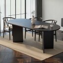 Dano Spisebord Oval 200 cm - Svart