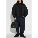 Lanvin Logo Hoodie Black