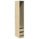  Garderobe sonoma eik 30x50x200 cm konstruert tre 8721158340856
