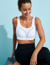 Abecita Dynamic Sport Bra Moulded Cups - White - B x 70