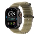 Apple 49mm Translucent Kelp Ocean Band Extension Black Titanium Finish