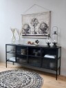 Chic Antique vitrineskap rillede glassdører 40339-24