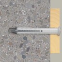 Fischer N 8/40 Spikerplugg 80mm Nylon Pozidriv 50 stk